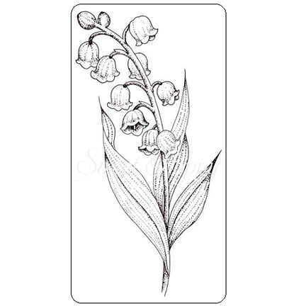 Lily of the Valley Stamp DL (Small) by Sweet Poppy Stencils