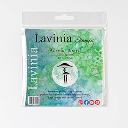 Acrylic Stamping Board, 4.9" x 4.9" by Lavinia Stamps