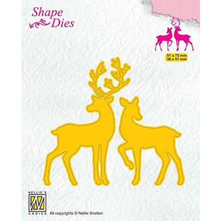Shape Die Deer Set by Nellie's Choice