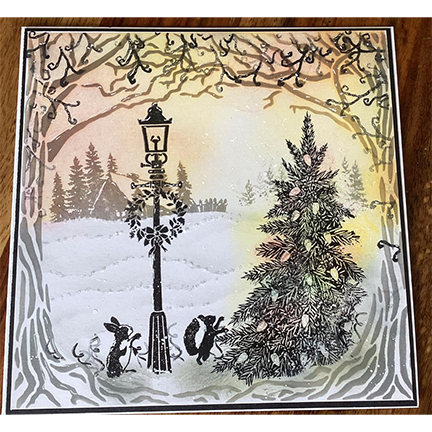 Evergreen Encounter A6 Stamp Set by Card-io