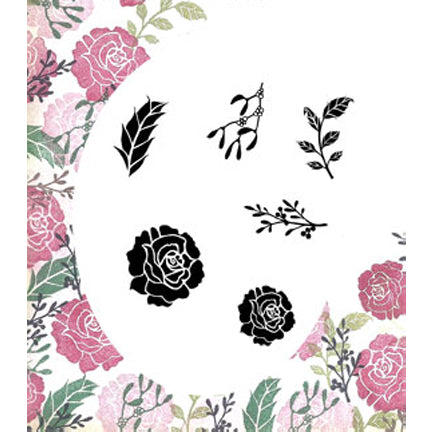 Majestix Seasonal Rose Stamp Set by Card-io