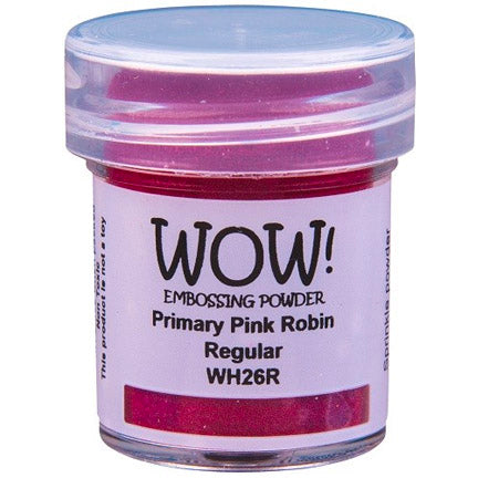 Primary Pink Robin Regular Embossing Powder by WOW!