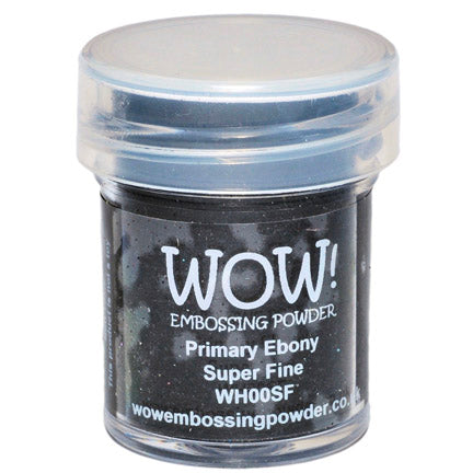 Primary Ebony Super Fine Embossing Powder by WOW!