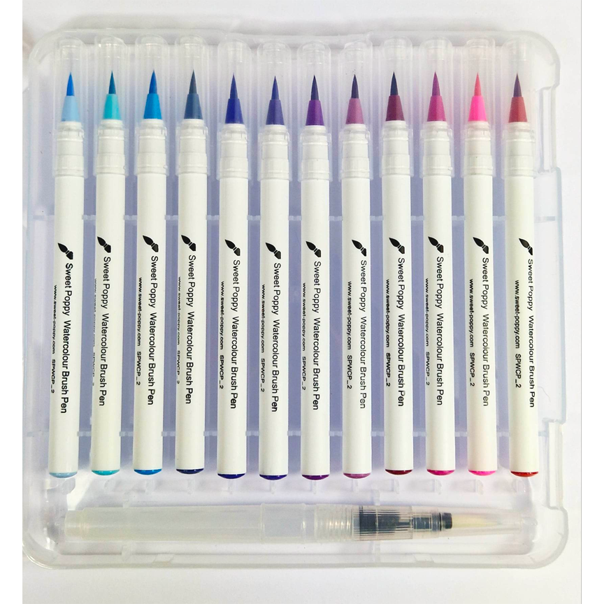 24 Piece Watercolor Brush Pen Set