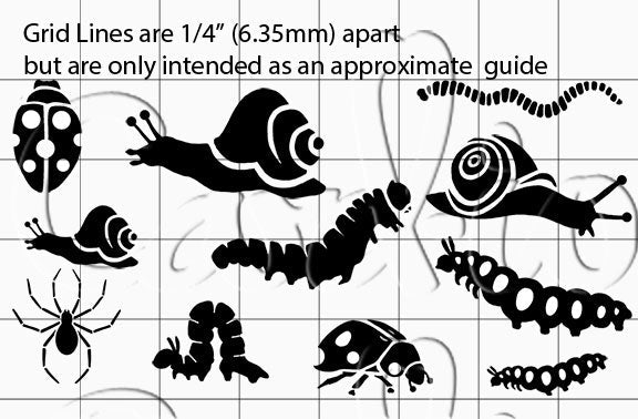Majestix Bugs and Snails Stamp Set by Card-io