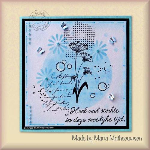 Silhouette Flowers 19 Stamp by Nellie's Choice
