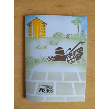 Blower and Mower A6 Stamp Set by Card-io
