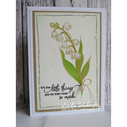 Lily of the Valley Stamp DL (Small) by Sweet Poppy Stencils