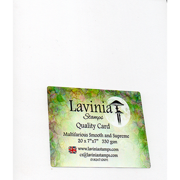 Lavinia Stamps A4 Multifarious White Card Smooth White Cardstock 330 Gsm  Cardstock Lavinia Cardstock Heavyweight Cardstock 12-382 