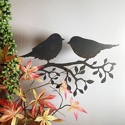 Metal Garden Ornament (Uncoated), Birds by Lavinia Stamps