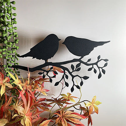 Metal Garden Ornament (Coated), Birds by Lavinia Stamps