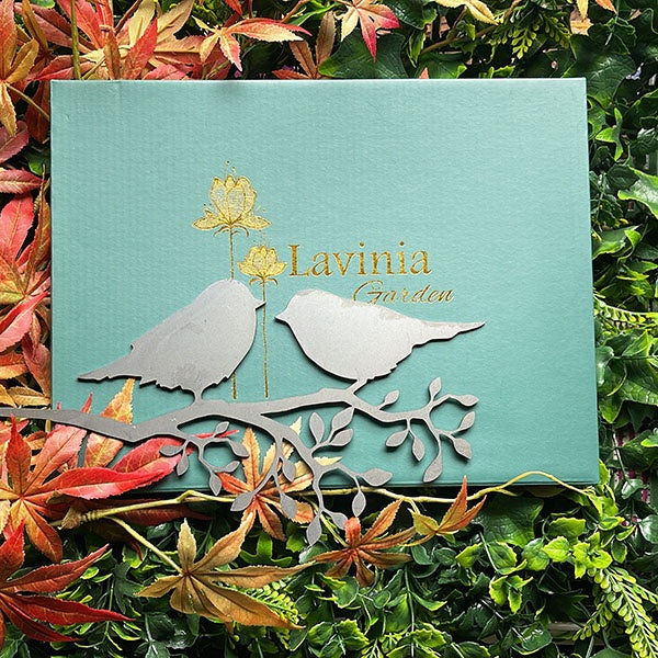 Metal Garden Ornament (Uncoated), Birds by Lavinia Stamps