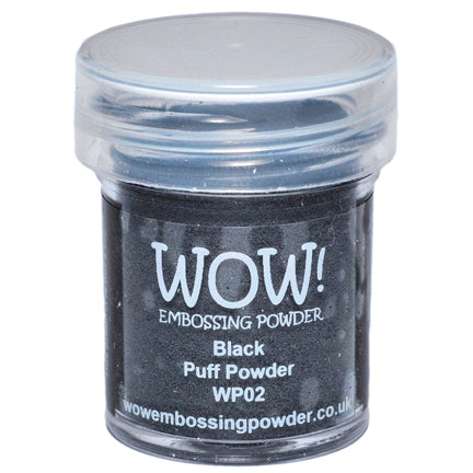 Black Puff Powder Embossing Powder by WOW!