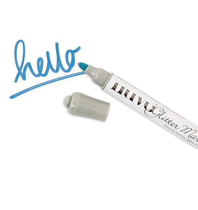 Blue Bliss Glitter Marker by Nuvo