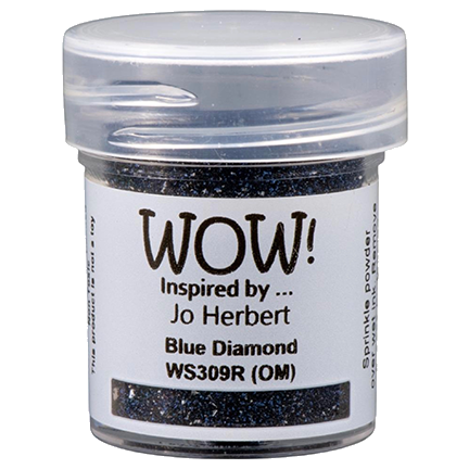 Embossing Powder, Blue Diamond Glitter by WOW!