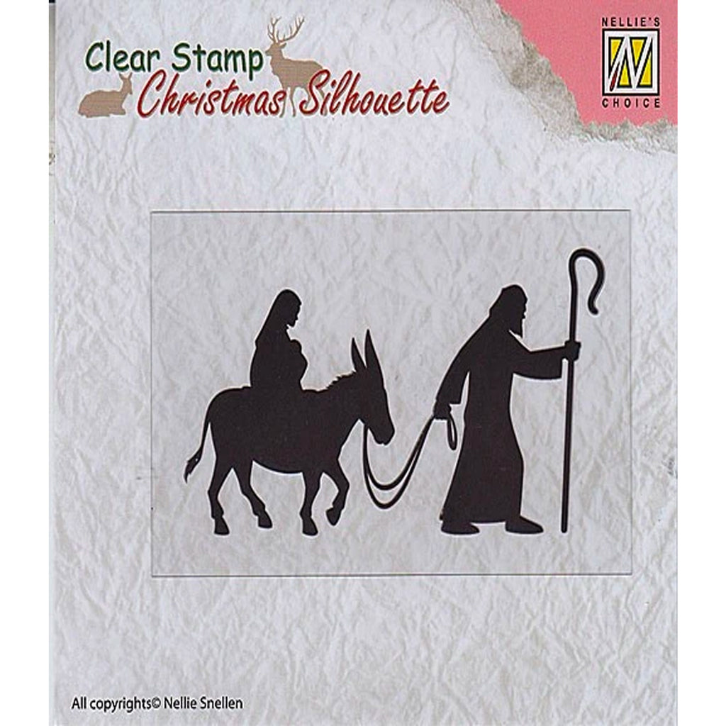 Christmas Silhouette Nativity Stamp by Nellie's Choice