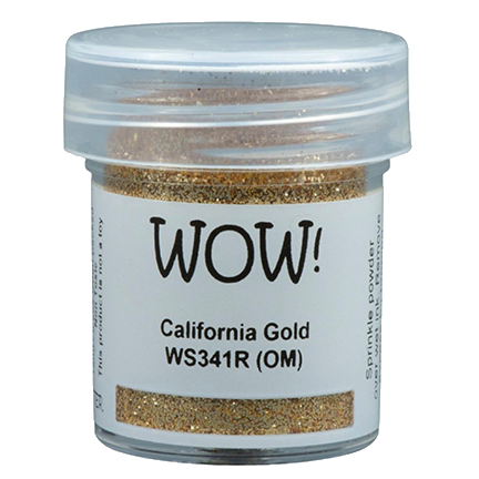 Embossing Powder, California Gold Glitter by WOW!