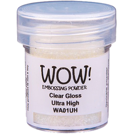 Clear Gloss Embossing Powder, Ultra High by WOW!