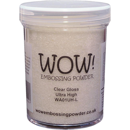 Clear Gloss Embossing Powder, Ultra High, Large by WOW! – Del
