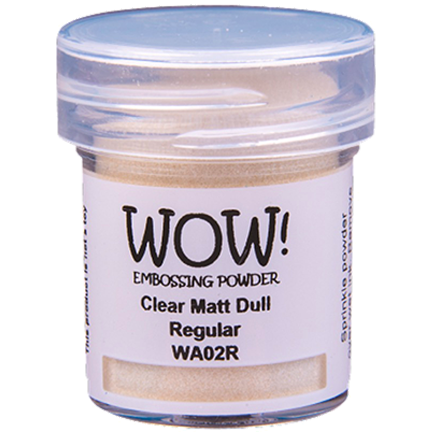 Clear Matte Dull Embossing Powder by WOW!