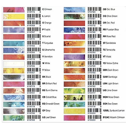 Brusho Crystal Colours and Sets, BLICK Art Materials