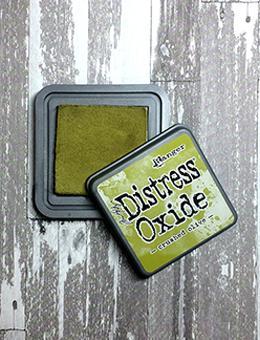 Distress Oxide Crushed Olive Full Size Ink Pad by Ranger/Tim Holtz available at Del Bello's Designs