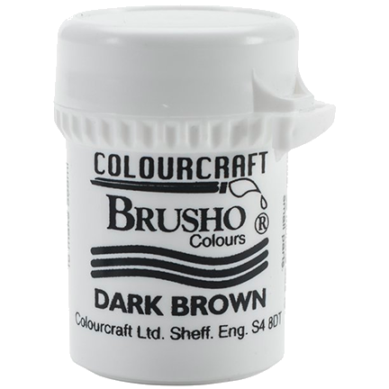 Brusho Crystal Colour, Dark Brown by Colourcraft