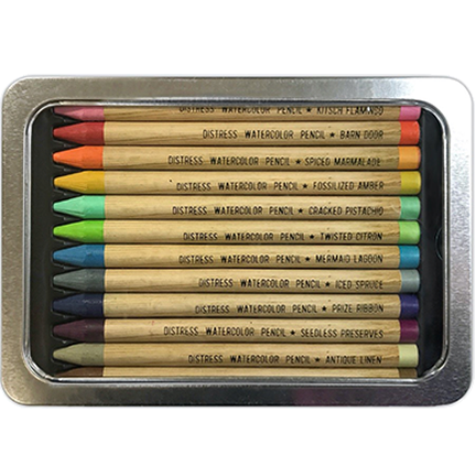 Distress Watercolor Pencils Bundle, 3 Sets by Ranger/Tim Holtz