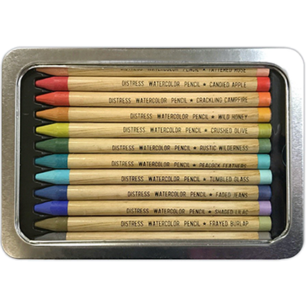 Distress Watercolor Pencils Bundle, 3 Sets by Ranger/Tim Holtz