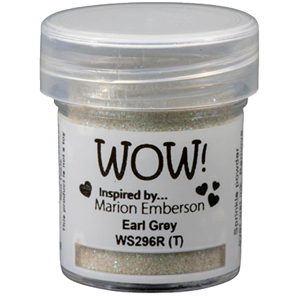 Embossing Powder, Earl Grey Glitter by WOW!