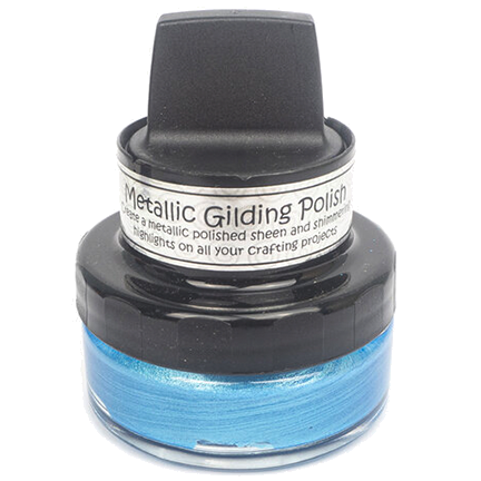 Cosmic Shimmer Metallic Gilding Polish, Electric Blue by Creative Expressions