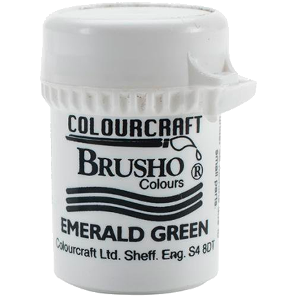 Brusho Crystal Colour, Emerald Green by Colourcraft