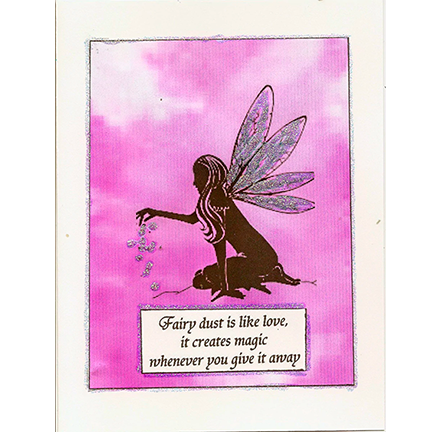 Fairy Dust Silhouette by Lavinia Stamps