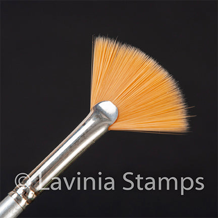 Synthetic Fan Brush, Size 3 by Lavinia Stamps
