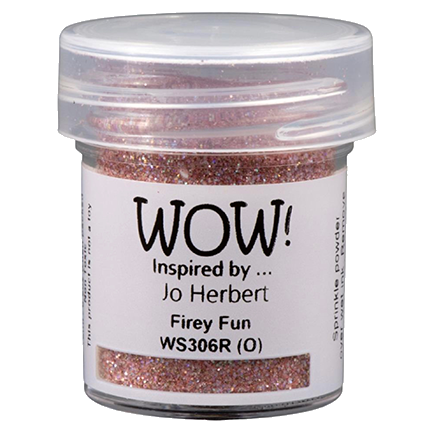 Embossing Powder, Firey Fun Glitter by WOW!