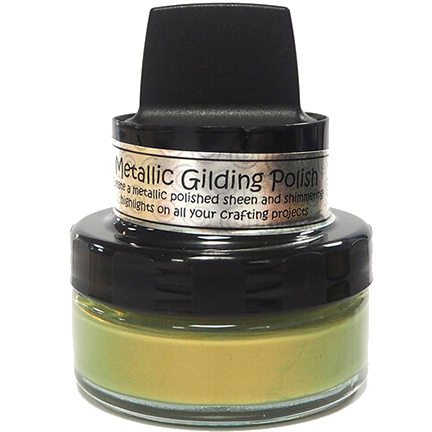 Cosmic Shimmer Metallic Gilding Polish, Golden Olive by Creative Expressions