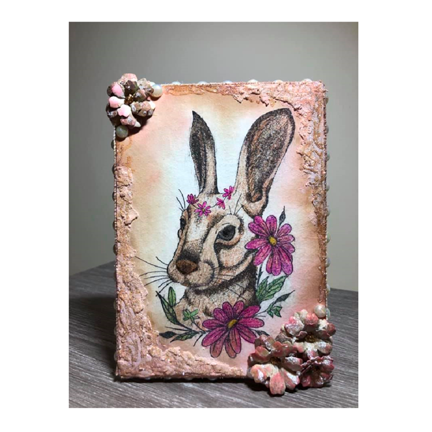 Hare A5 Stamp Set by Sweet Poppy Stencils