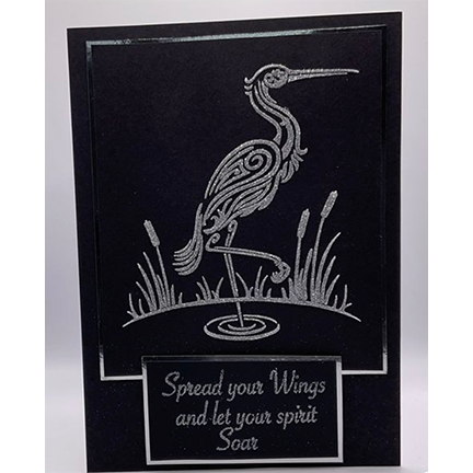 Heron Stencil by Sweet Poppy Stencils *Retired*