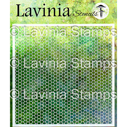 Honeycomb Stencil by Lavinia Stamps