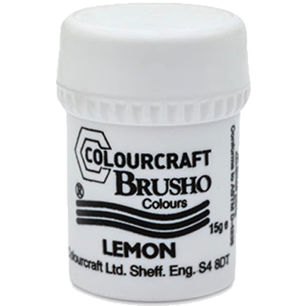 Brusho Crystal Colour, Lemon Colour by Colourcraft