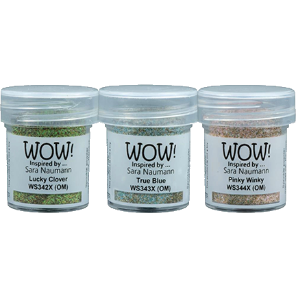 Embossing Powder, Lucky Day Glitter Mixture Trio by WOW!