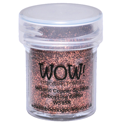 Embossing Powder, Metallic Copper Sparkle by WOW!