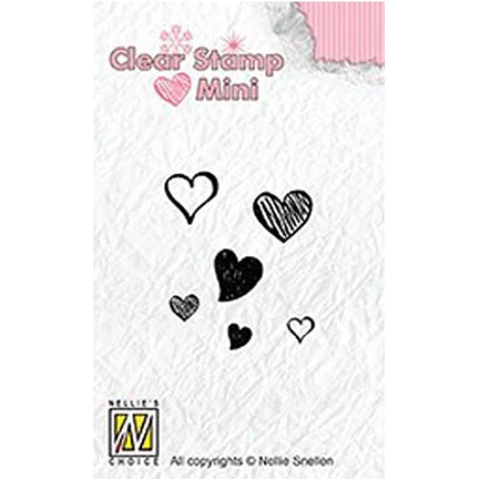 Minis Hearts Stamp by Nellie's Choice