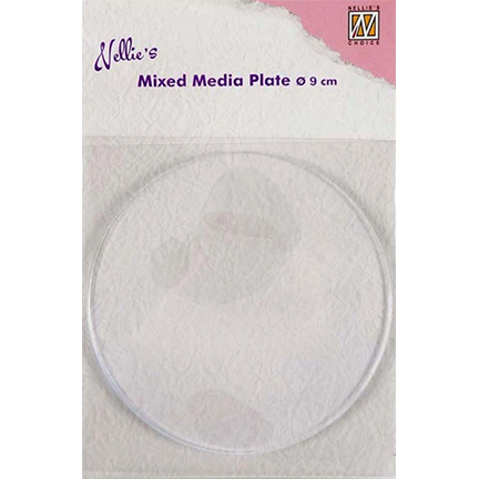 Mixed Media Plate, 3.5" Round, by Nellie's Choice