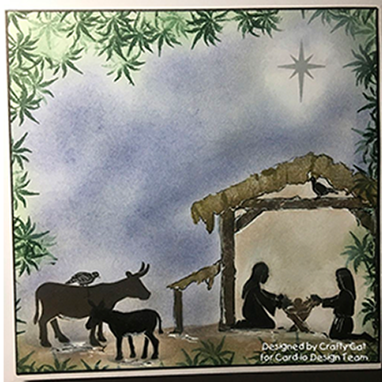 Nativity 2 A6 Stamp Set by Card-io