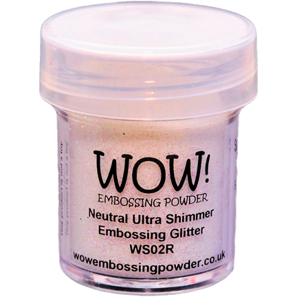 Embossing Powder, Neutral Ultra Shimmer by WOW!