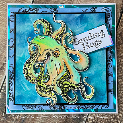 Octopus A5 Stamp Set by Sweet Poppy Stencils