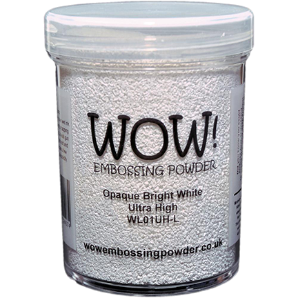 Embossing Powder, Opaque Bright White Ultra High, Large by WOW!