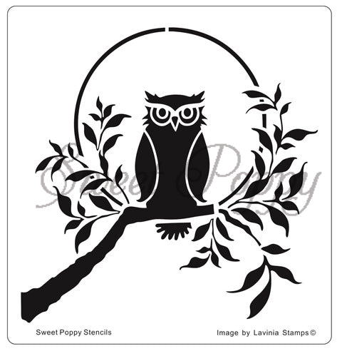 Owl Stencil by Sweet Poppy