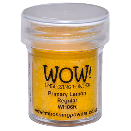 Primary Lemon Regular Embossing Powder by WOW!
